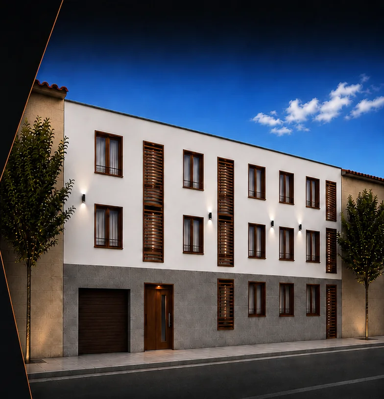 Inicio Render de Finca Primero de Mayo en Turís