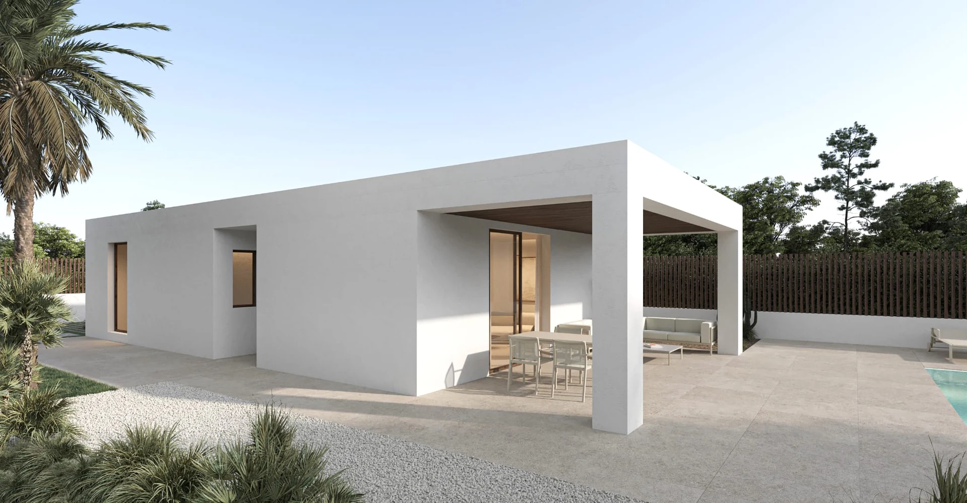 Inicio Vista exterior de una vivienda Les Blasques